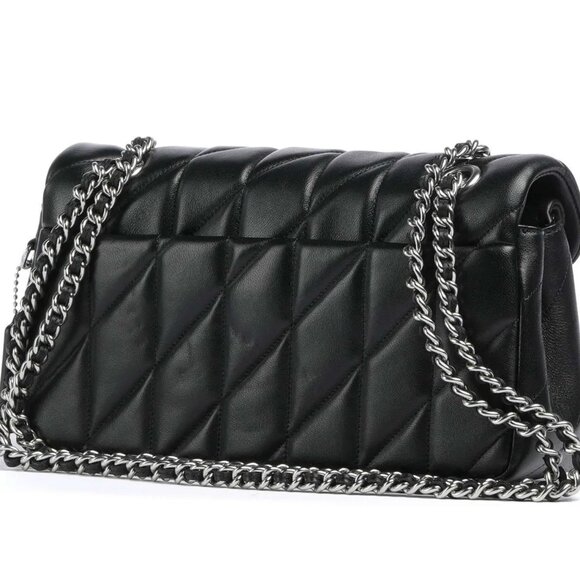 COACH Tabby Shoulder Bag 26 With Pillow Quilting CP150 BLACK / SILVER - Picture 3 of 16